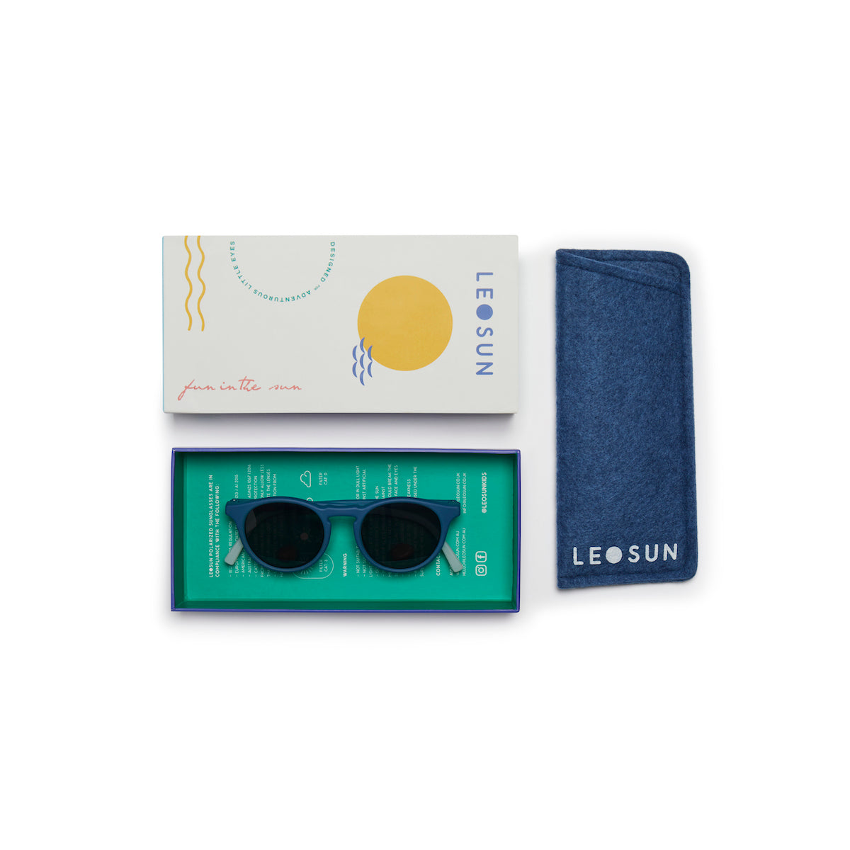 Baby & Toddler Sunglasses 0 - 2 years - Jamie | Navy Fade