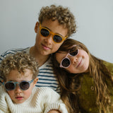 Leosun Toast Sunglasses. UV400 Polarized. Flyers. Fit kids aged 0 - 10 years. Pink. Multi coloured. 